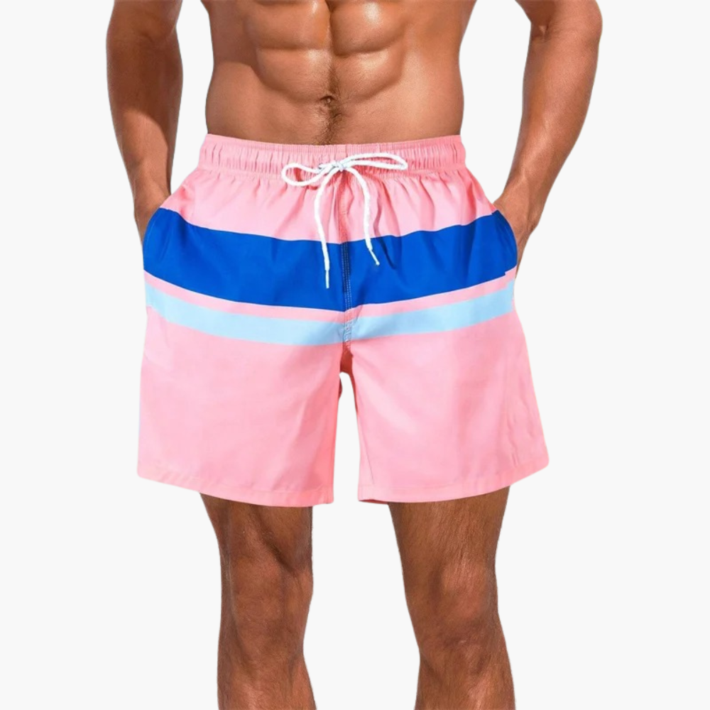 Short de bain pour homme avec poches latérales