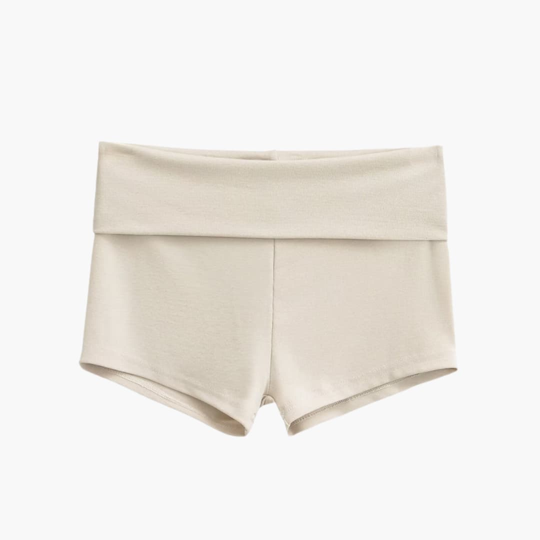 Short de sport femme avec taille large