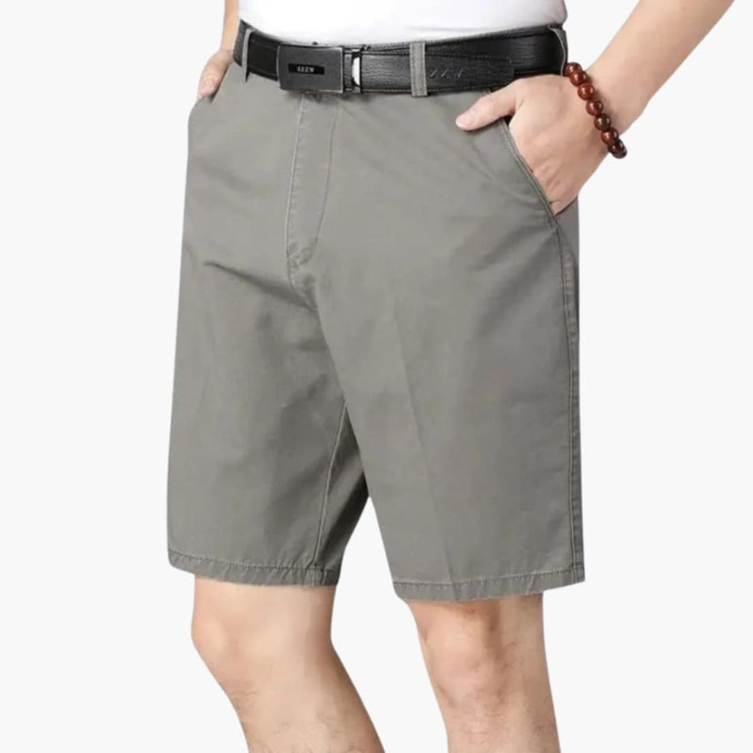 Short homme avec fermeture zippée