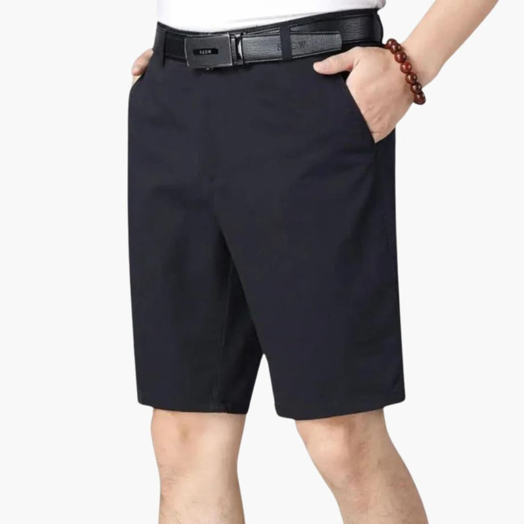 Short homme avec fermeture zippée
