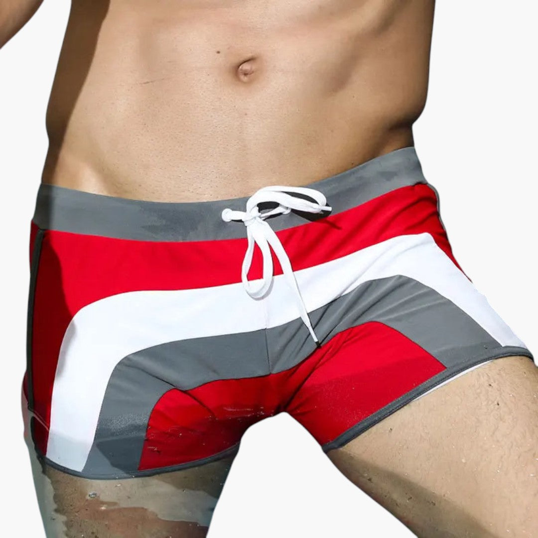 Badehose für Herren mit Seitentaschen