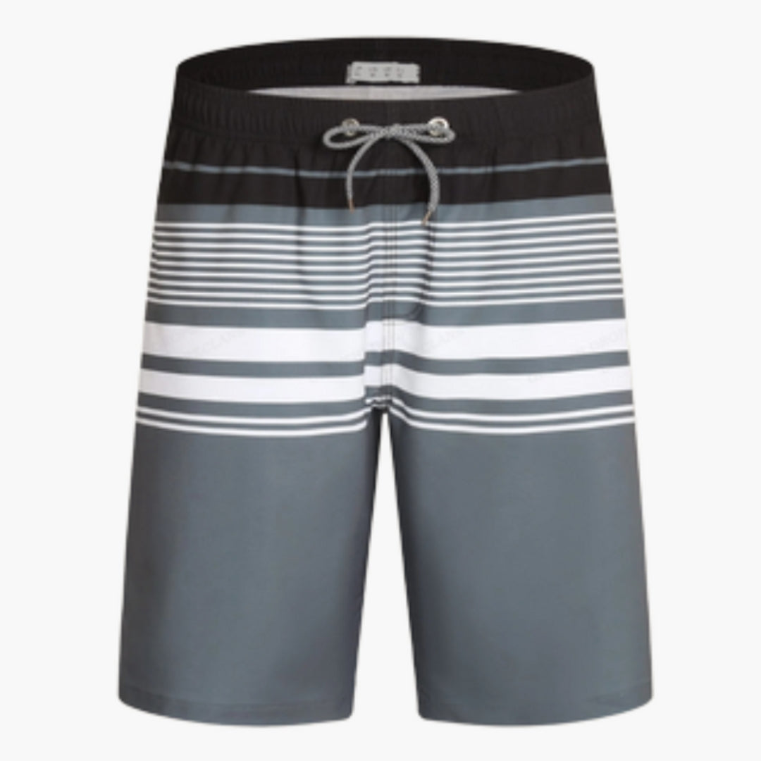 Shorts de bain pour hommes a taille élastique