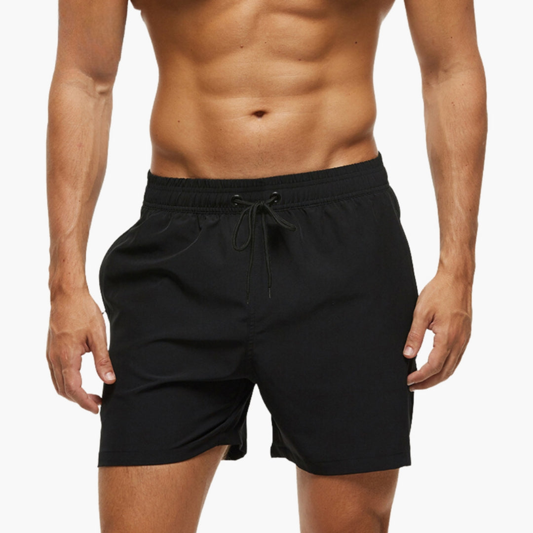 Shorts for menn med elastisk design