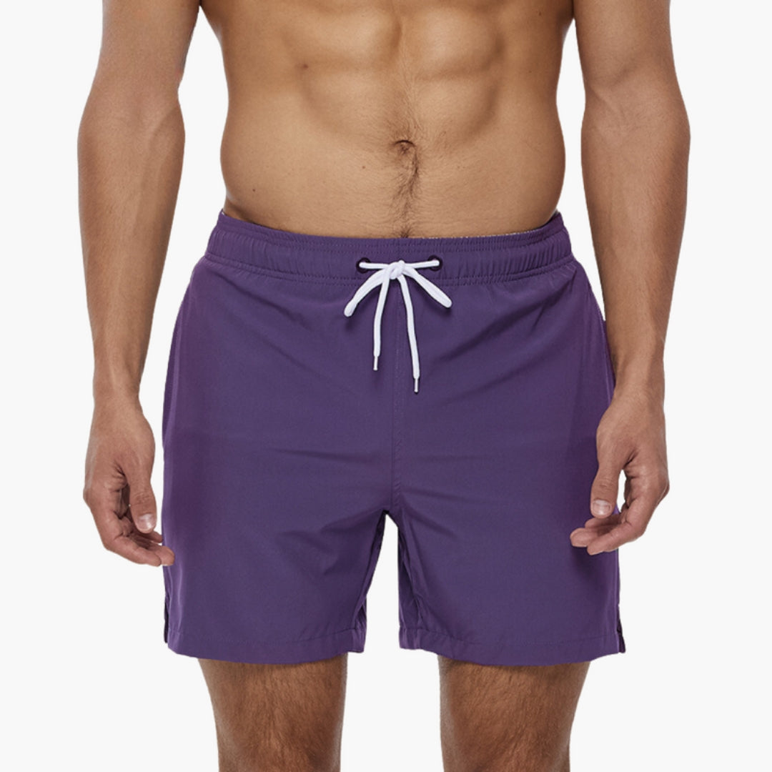 Shorts for menn med elastisk design