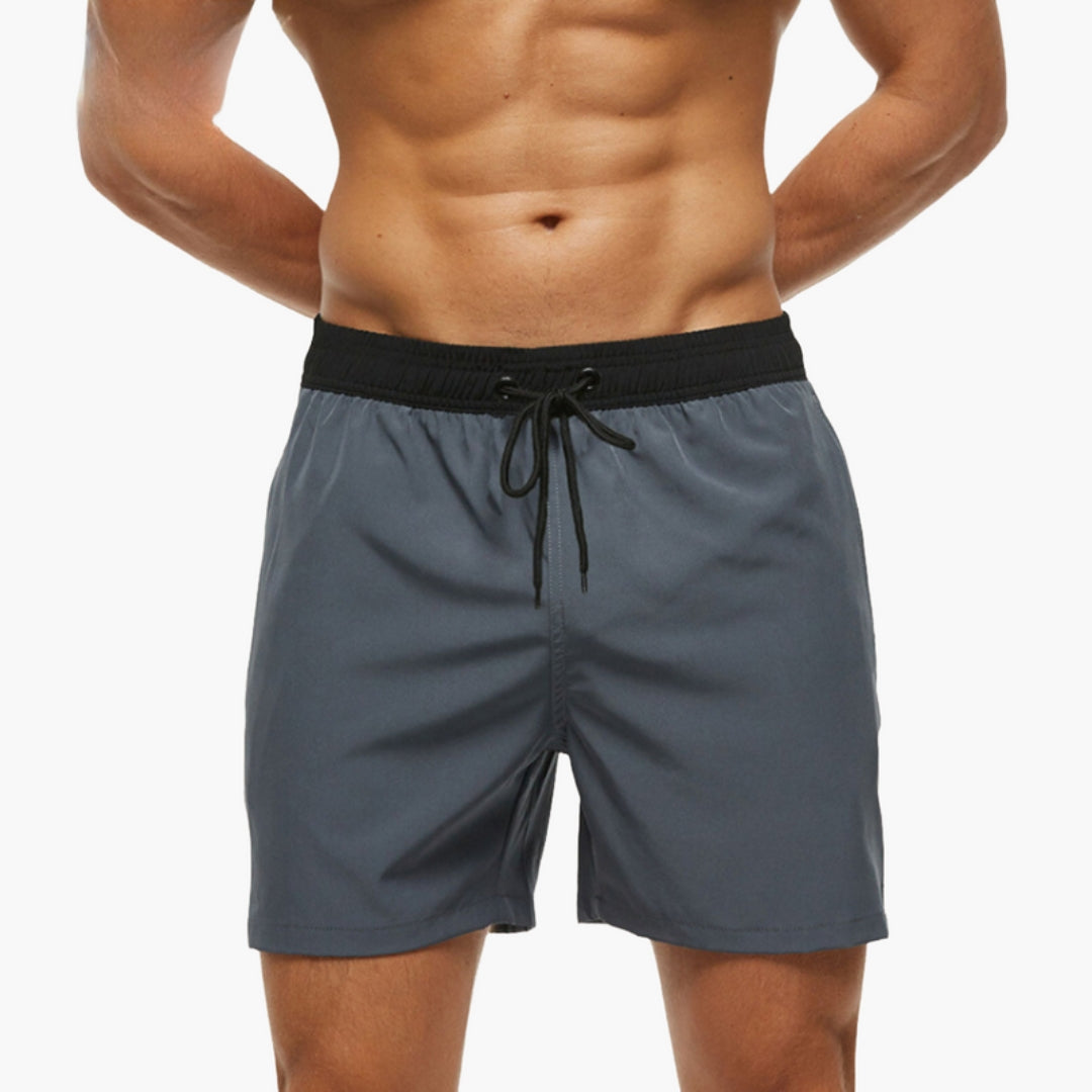 Shorts for menn med elastisk design