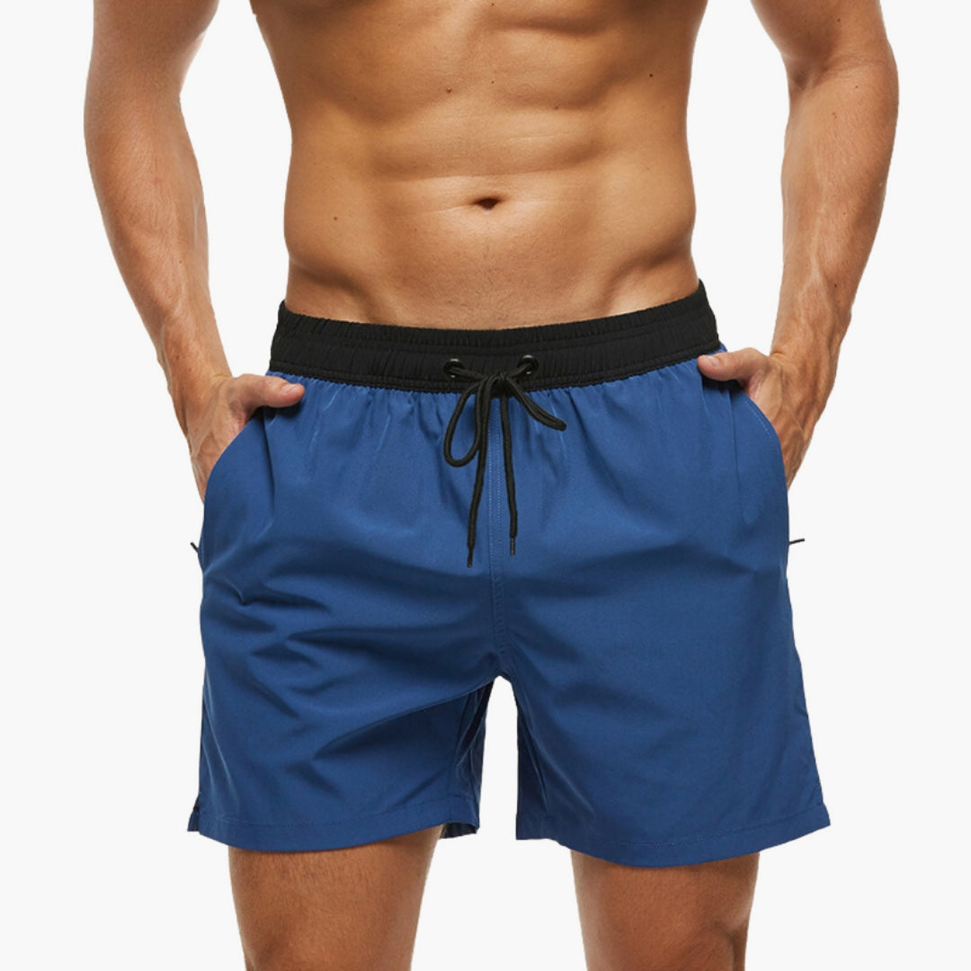 Shorts for menn med elastisk design