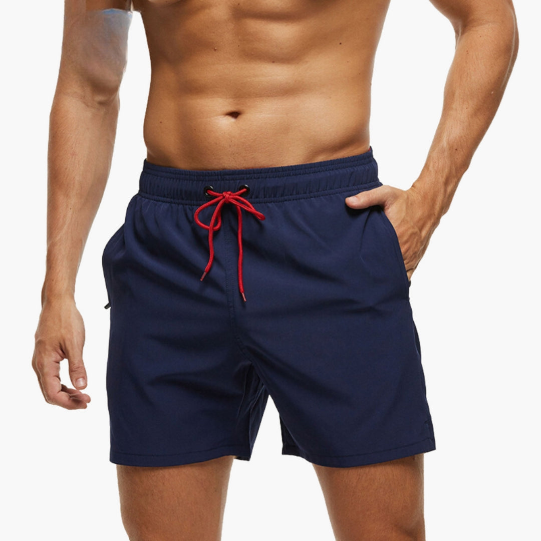 Shorts for menn med elastisk design