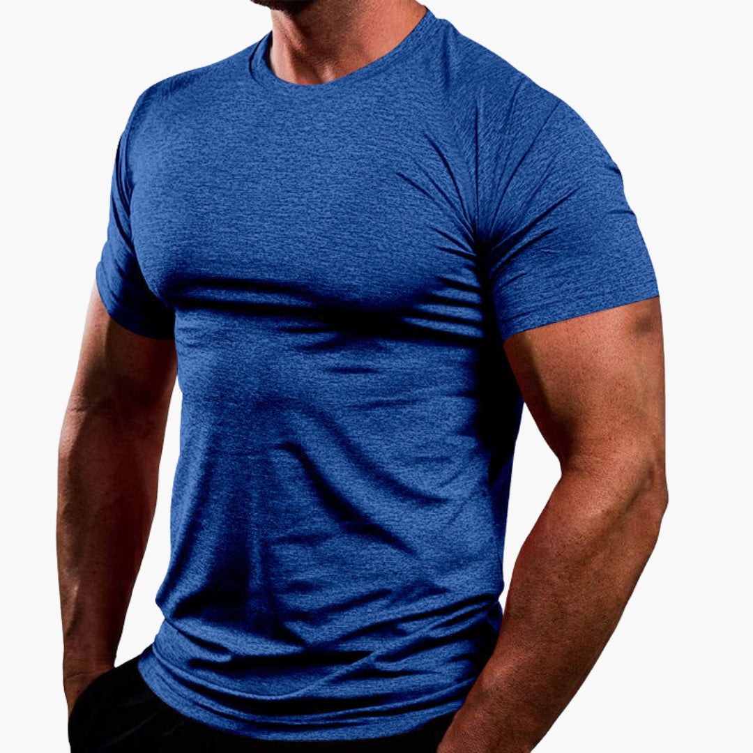 T shirt homme à col rond et manches courtes