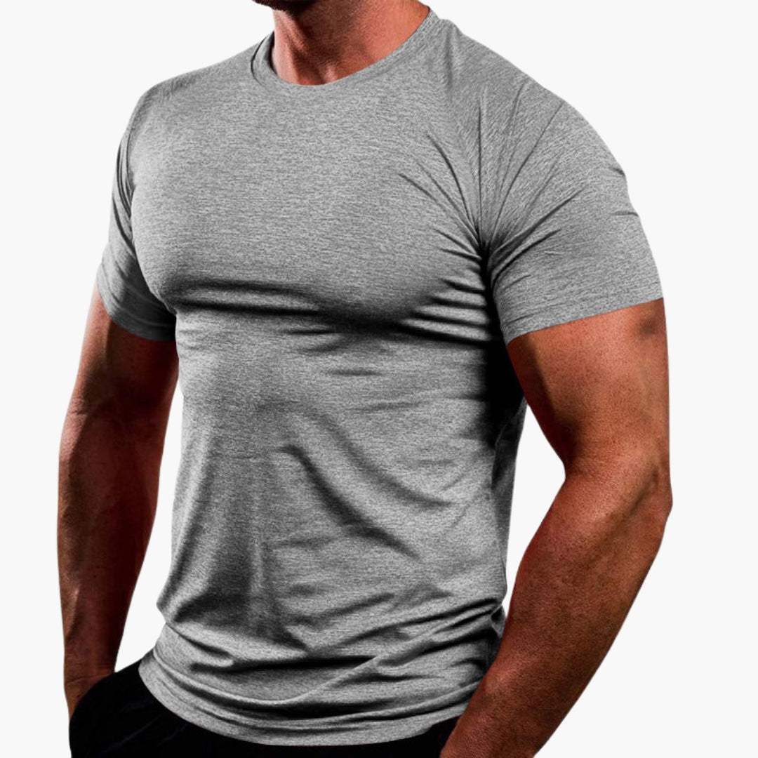 T shirt homme col rond manches courtes