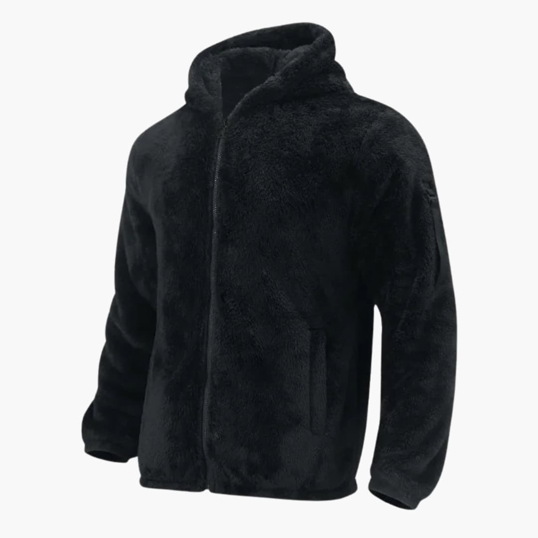 Veste Matelassée Homme avec Manches en Maille et Col Montant