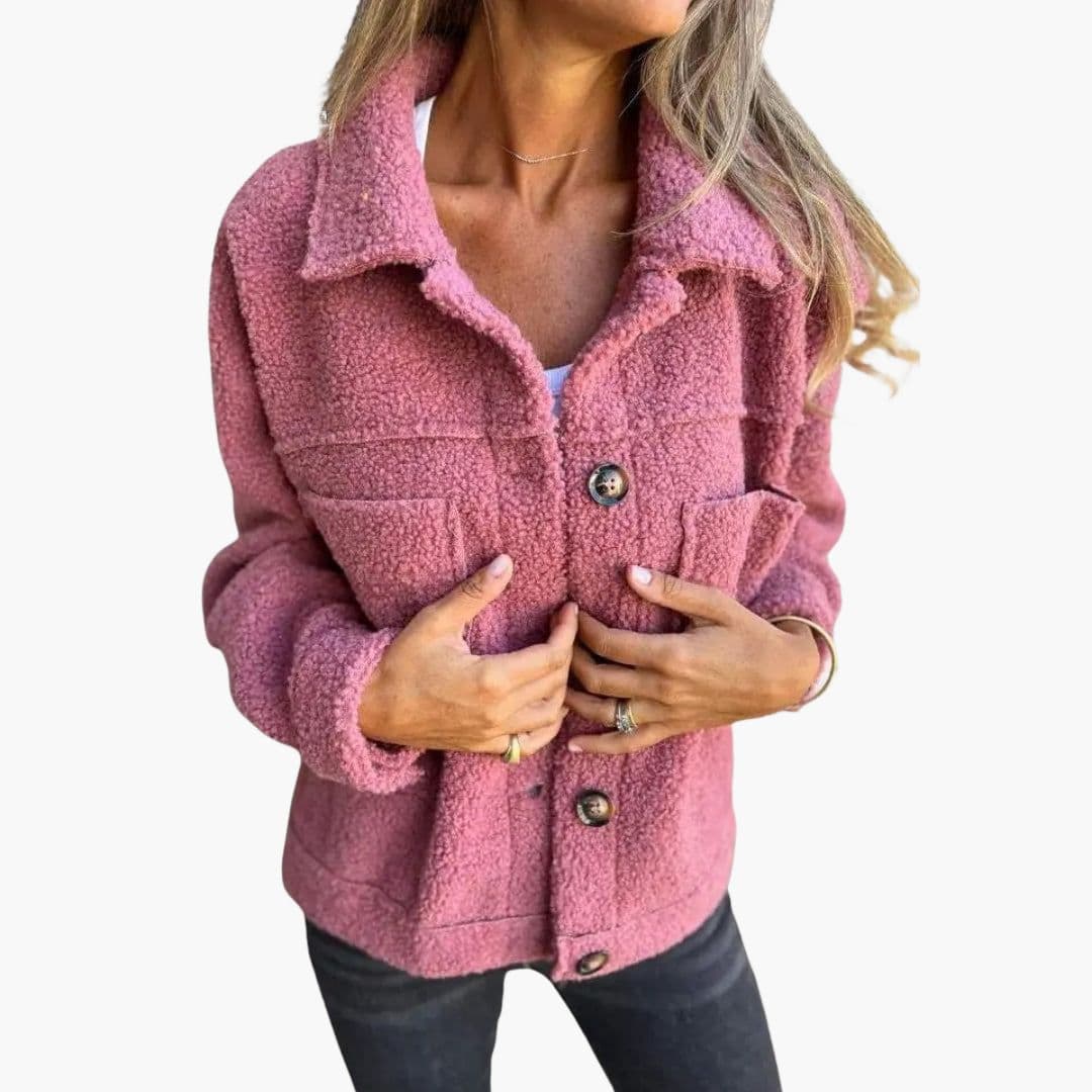 Veste Polaire Femme avec Poches Plaquées