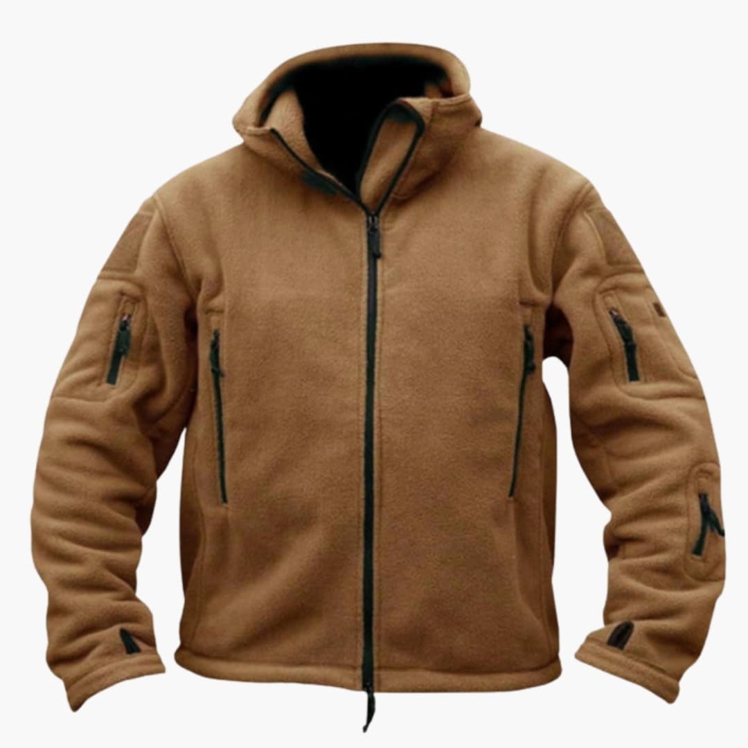 Veste Polaire Homme avec Fermeture Éclair et Poches