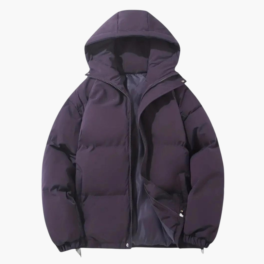 Veste à capuche homme avec isolation thermique