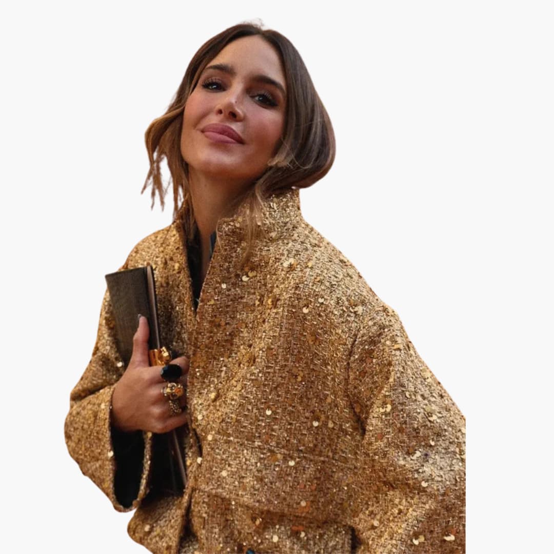 Veste bomber femme avec fermeture zippée et détails côtelés