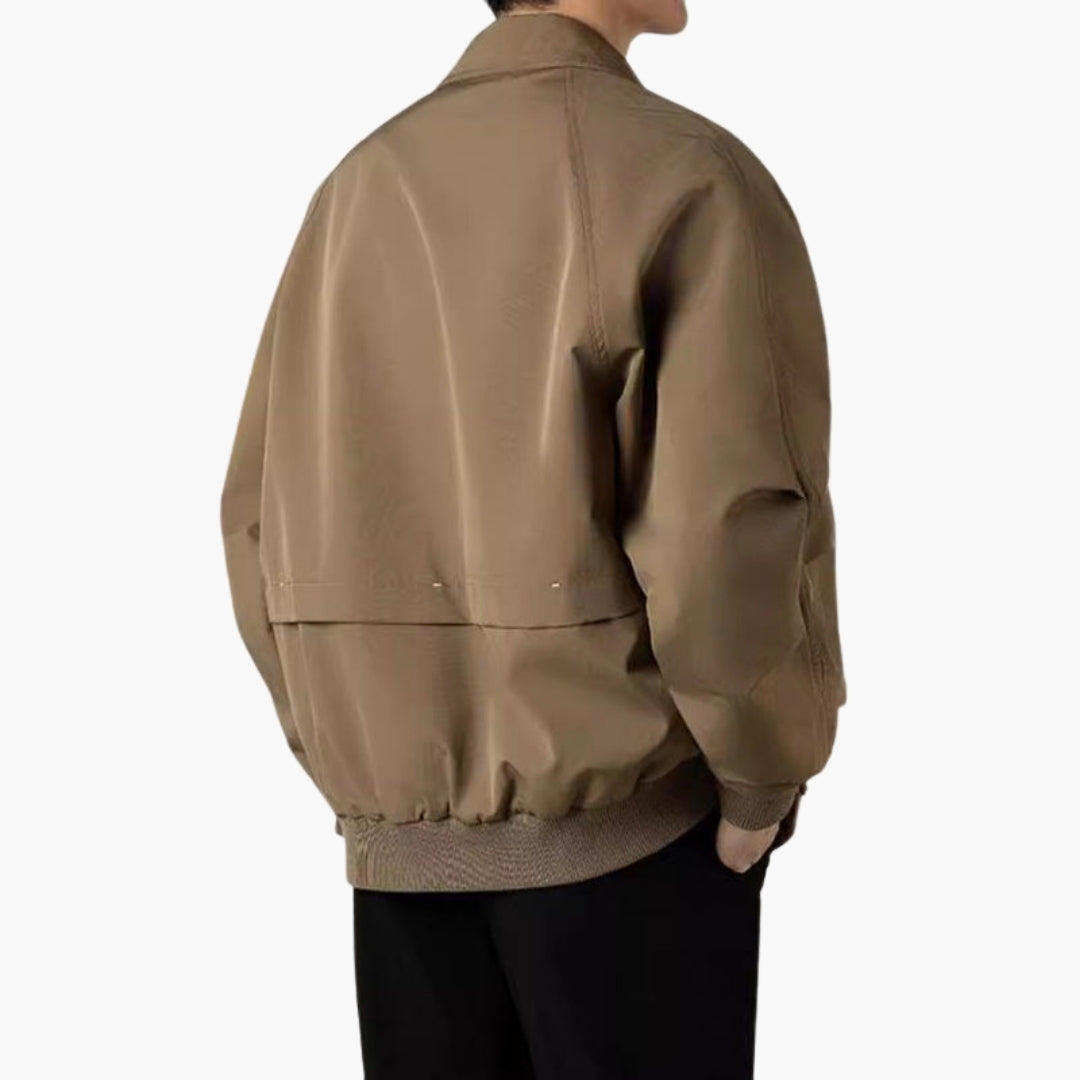 Veste bomber homme avec fermeture zippée frontale