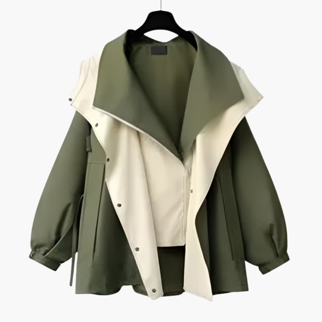 Veste de pluie femme avec capuche