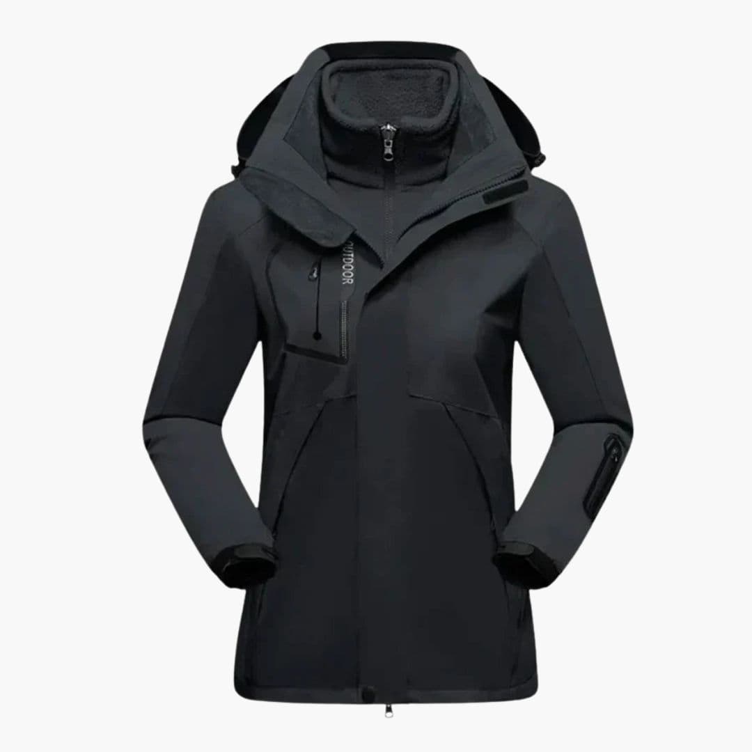 Veste de ski femme avec capuche