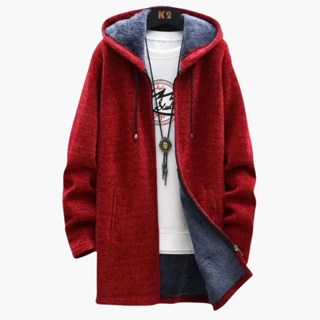 Veste femme avec capuche et fermeture zippée