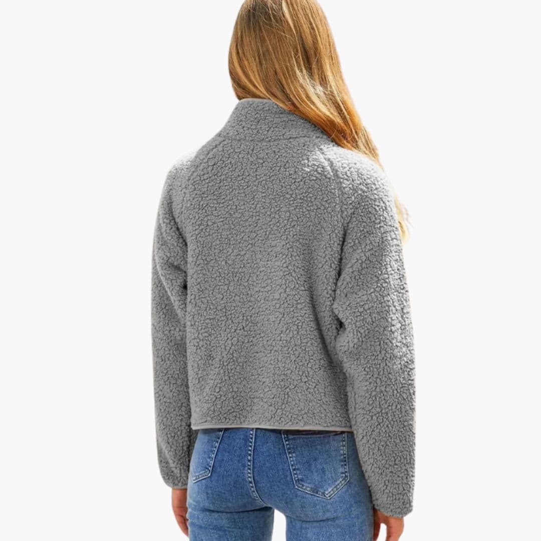 Giacca trapuntata donna con maniche lunghe