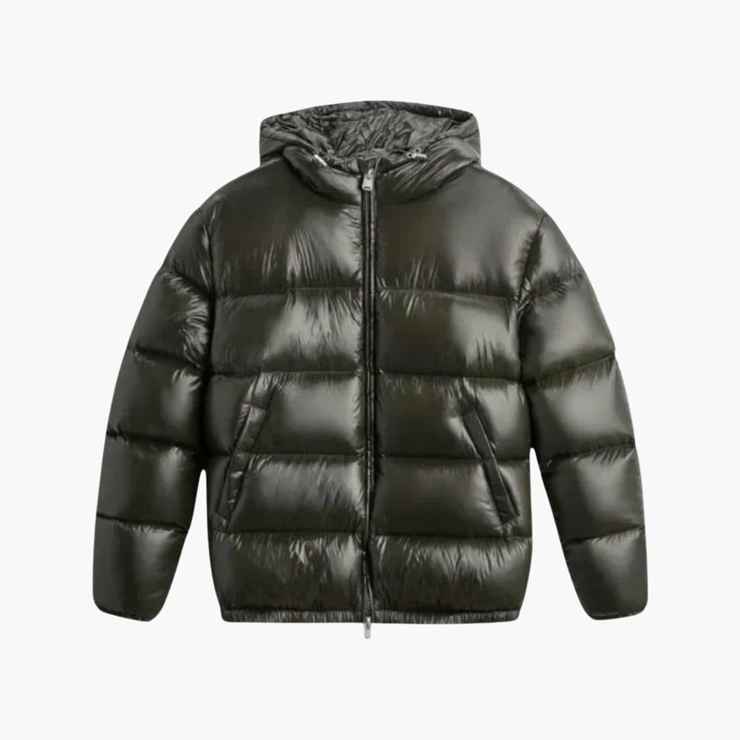 Veste matelassée homme avec capuche et doublure matelassée