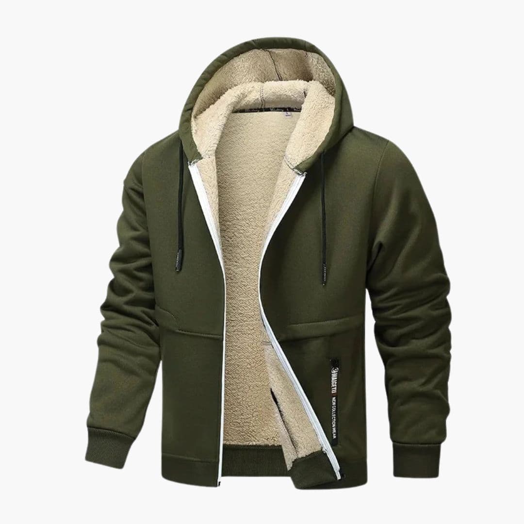 Veste polaire homme avec capuche
