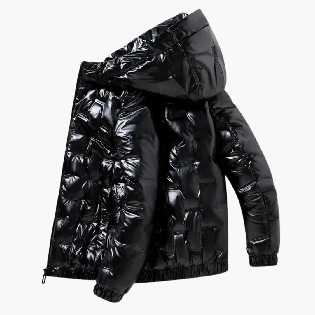 Veste pour homme avec capuche et fermeture éclair